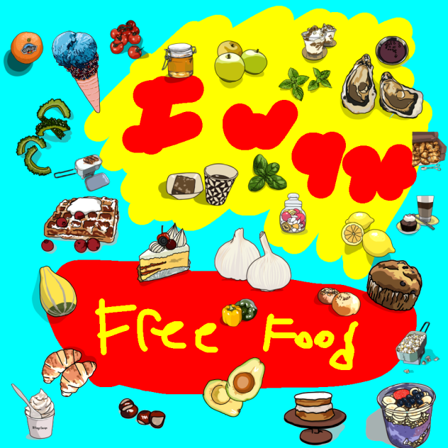 Free food lovers wall paper