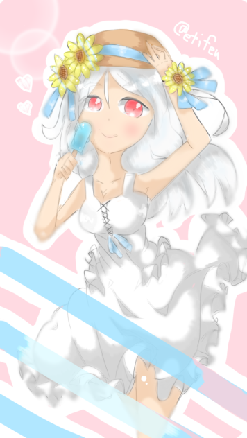 美少女と夏とアイス