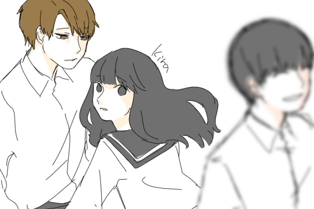 振り向いて