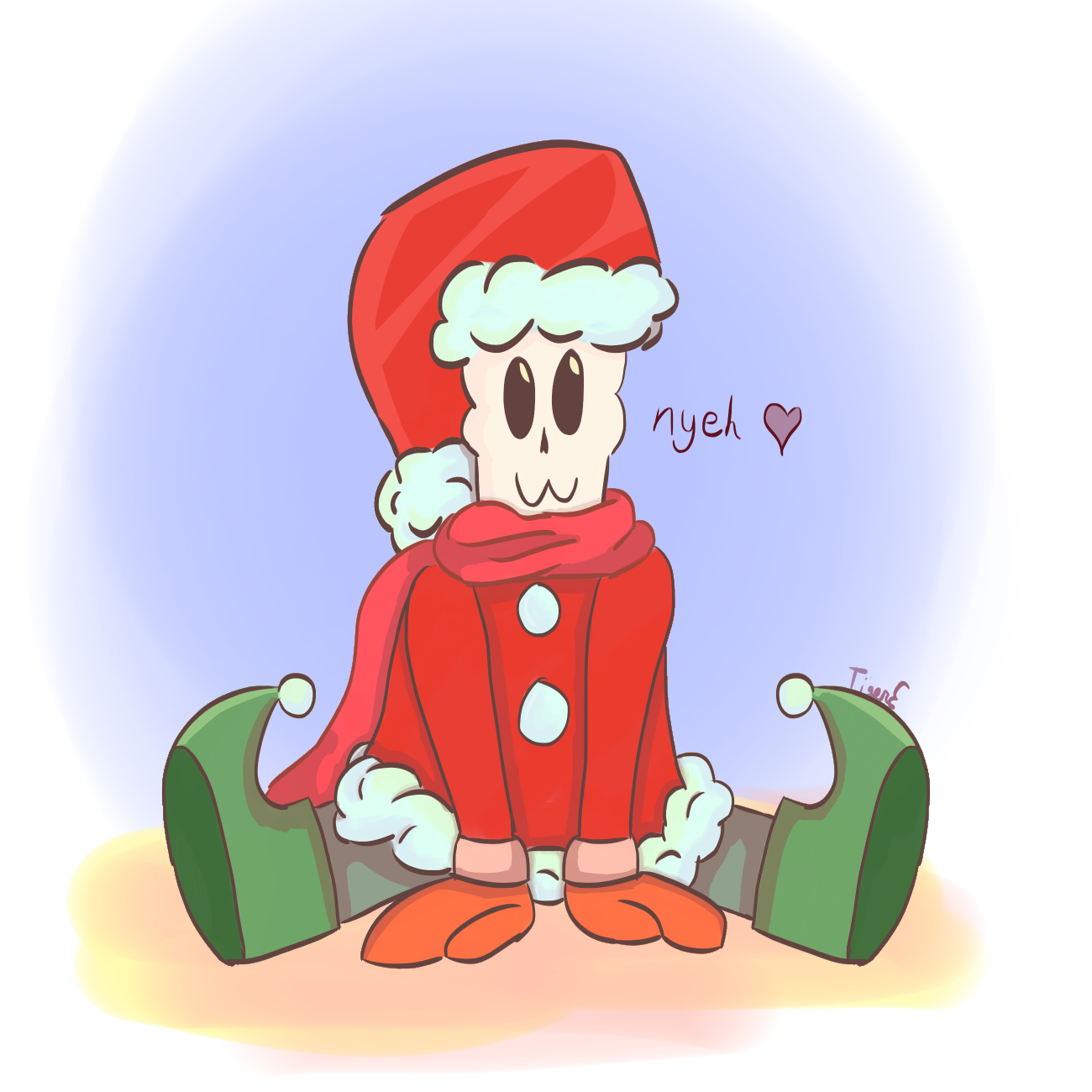 Santa’s lil’ helper - ibisPaint