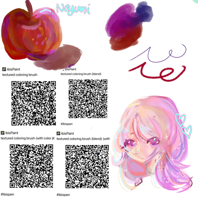 textured coloring brushes