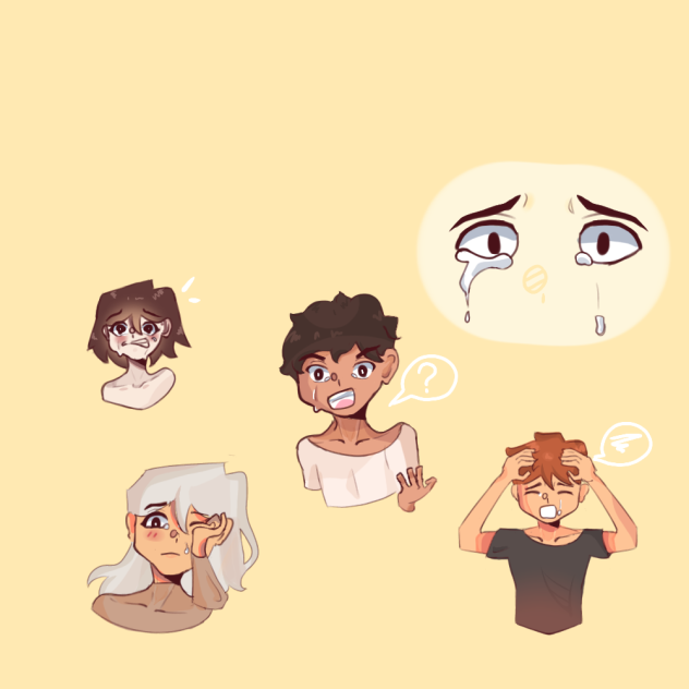 crying expressions