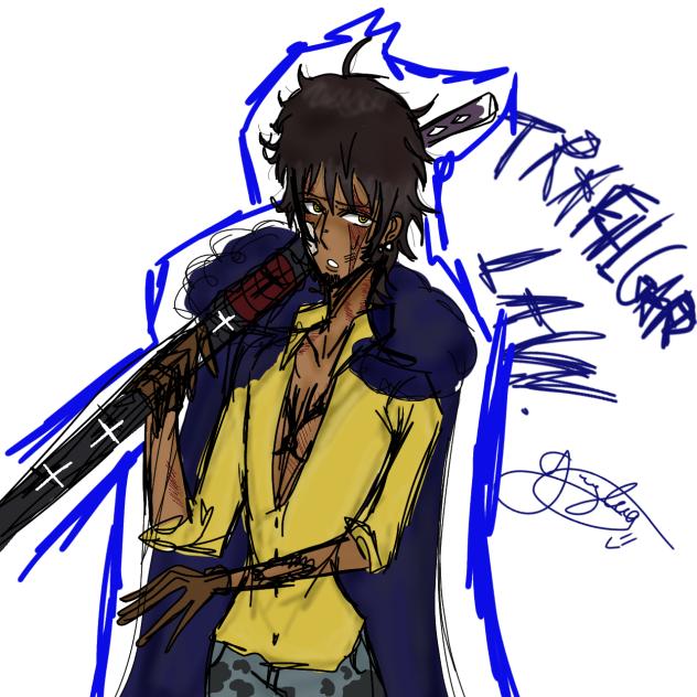 trafalgar law 🎀🎀🎀💙💙