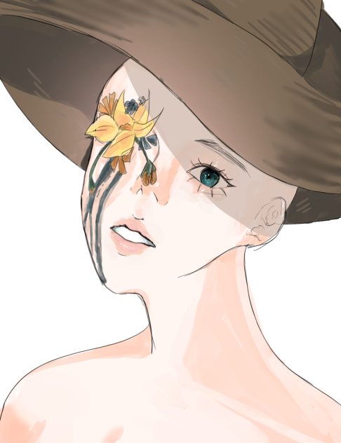 꽃을 먹은 여인😶‍🌫️💐🥀