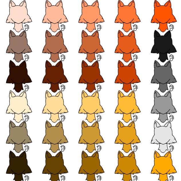 30 color furs
