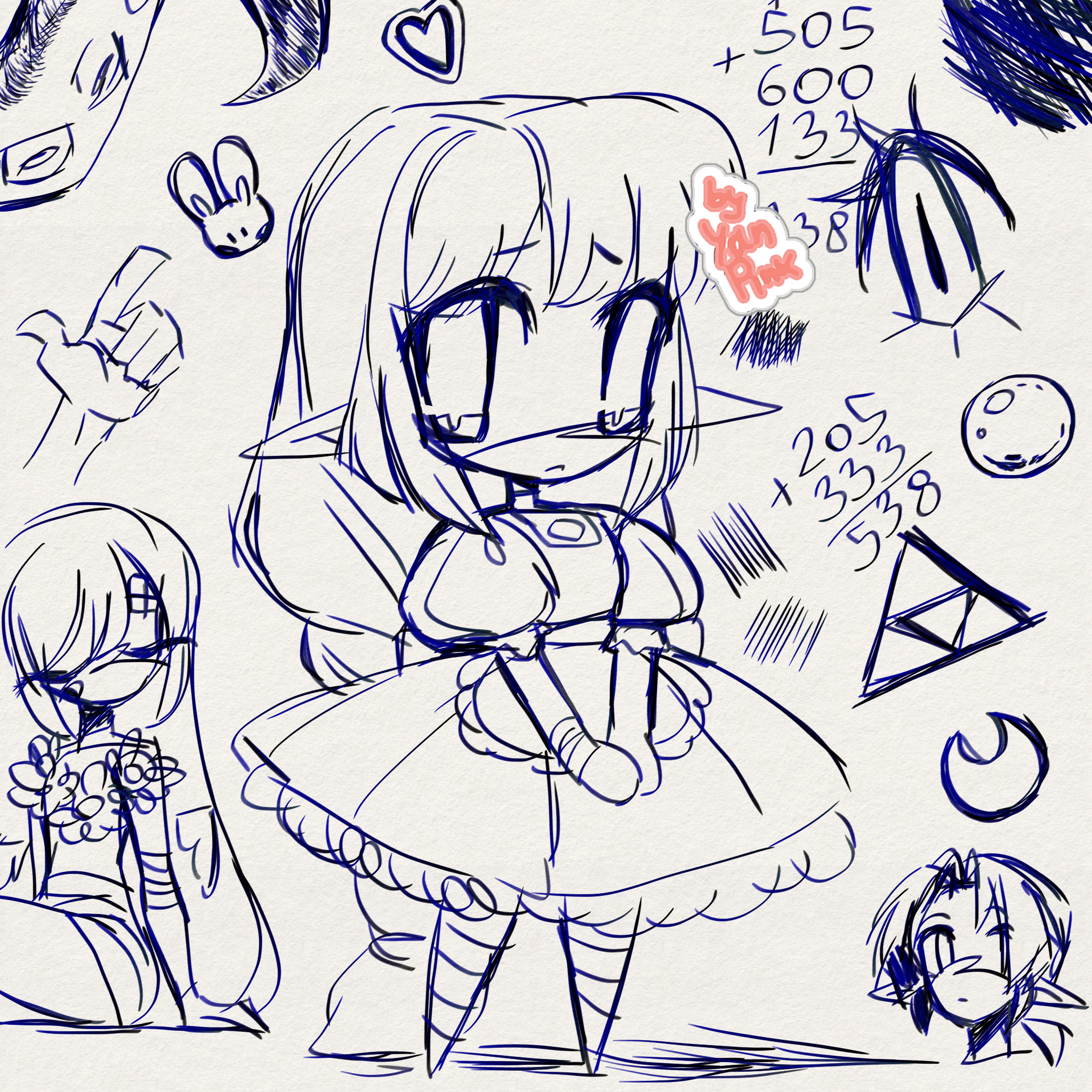 school doodle page - ibisPaint