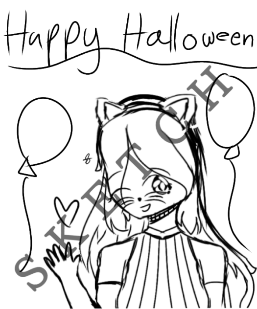 Happy Halloween Sketch