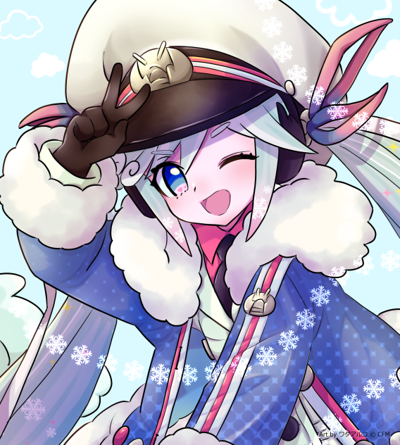 塗りマス雪ミク