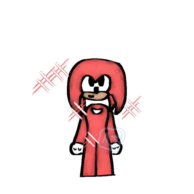 First drawing of knuckels and brush test