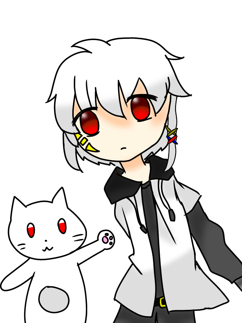 白猫さんのオリキャラ借りました！ - ibisPaint