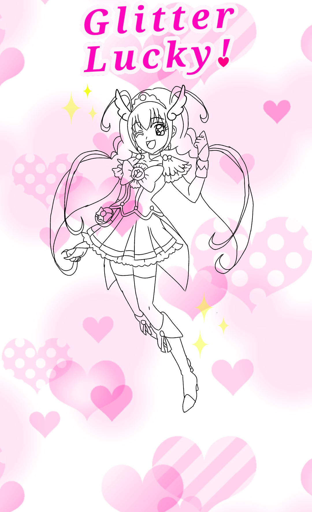 Glitter Lucky ibisPaint