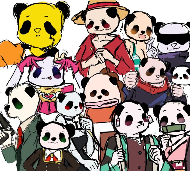 人気アニメのパンダ祭り🐼🐾