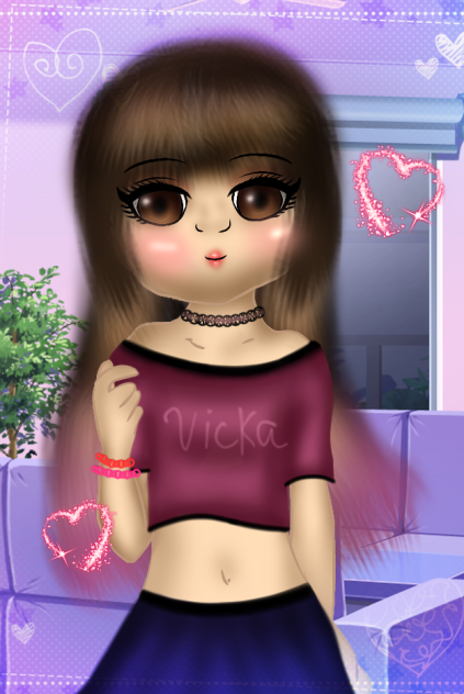 Vicka Kononenko at home