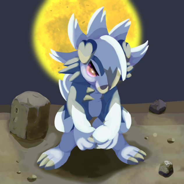 ルガルガン・まよなかのすがた