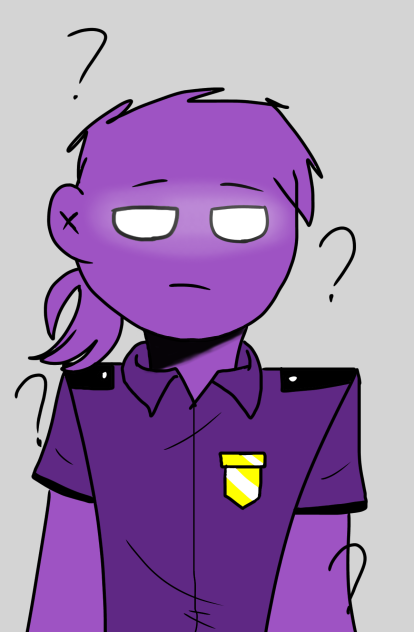 My bad drawing of Purple guy TvT