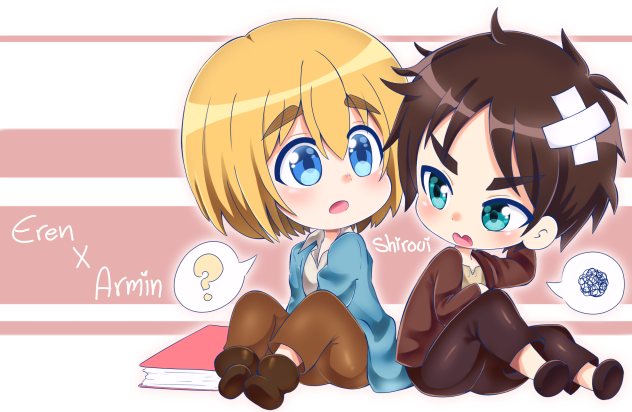 Eren & Armin Children Attack On Titan