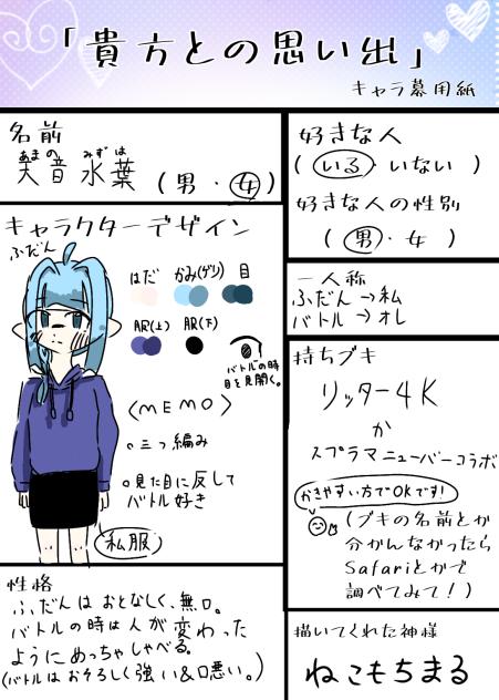 描かせていただきました！