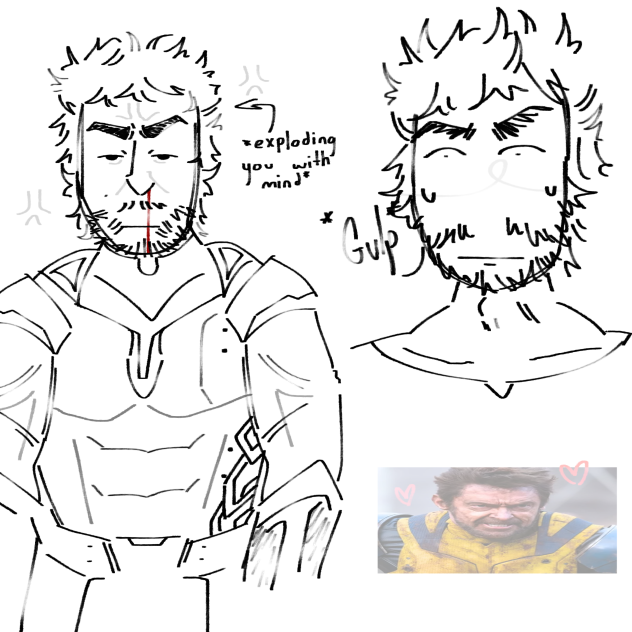 Wolverine doodles!!