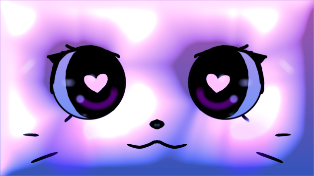 3D cat wallpaper