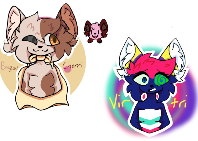 Baquel, Cherri, & Virtri - Art