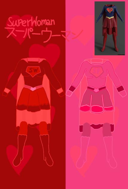 SuperWoman Cosplay Costume