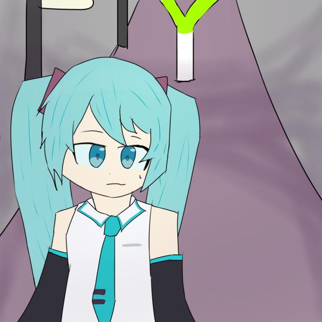 背後にネギ