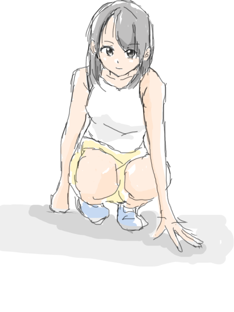 走る子