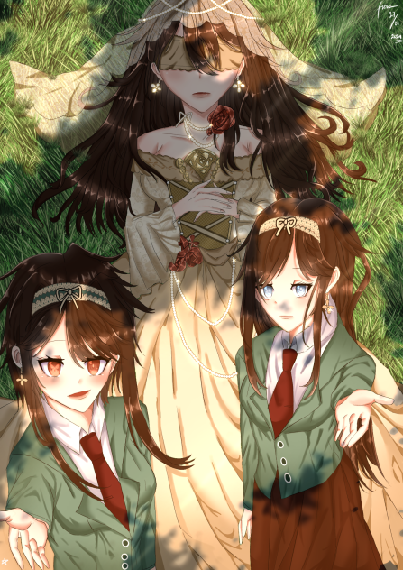 Two fragments and completed one creation - ibisPaint