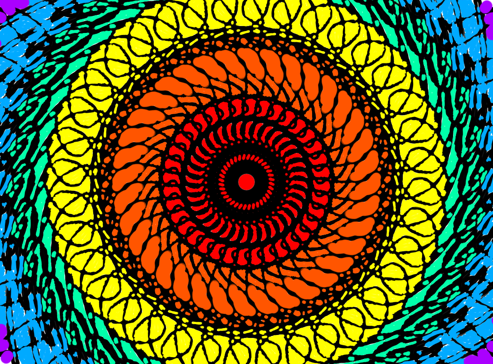 the colourful pattern 💖💖!!! (part 2) - ibisPaint