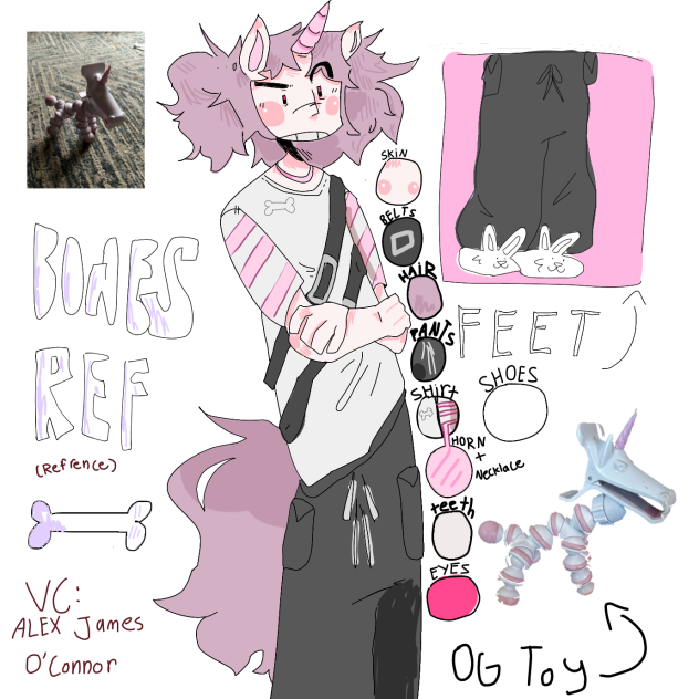 Bones reference sheet 🦴🦄