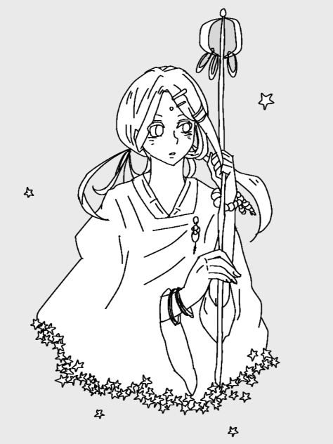 線画_ぬってください！