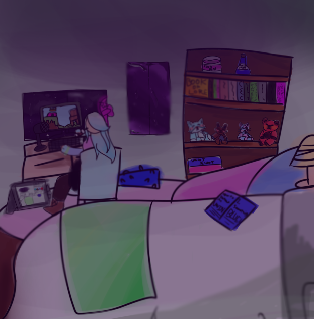 Idk just a rainy day in my Ocs room