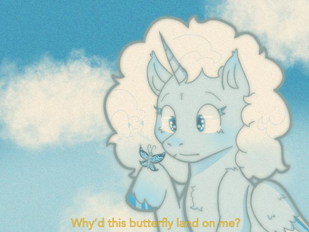 Why’d this 🦋 land on me