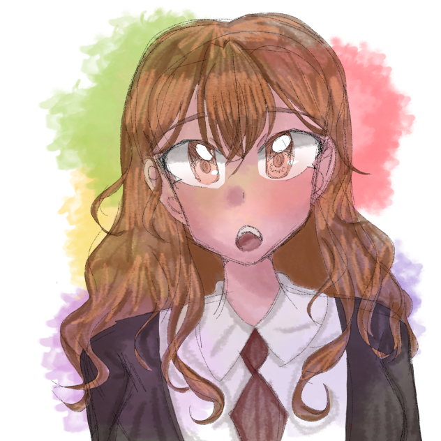 watercolor with background