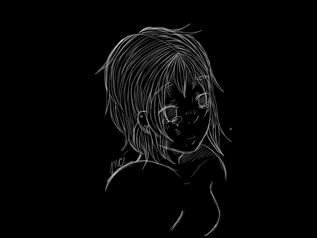 trapped in darkness - ibisPaint