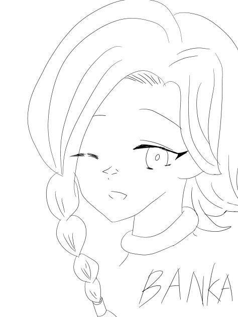 ビアンカ　線画
