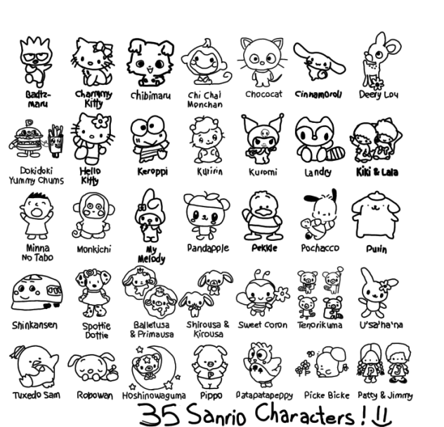 35 Sanrio Characters!