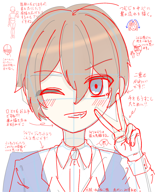 赤ペン③　神絵をありがとうございました！