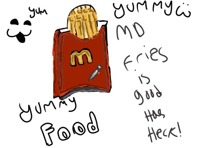 MCDONALDS FRIES IS GOOD!