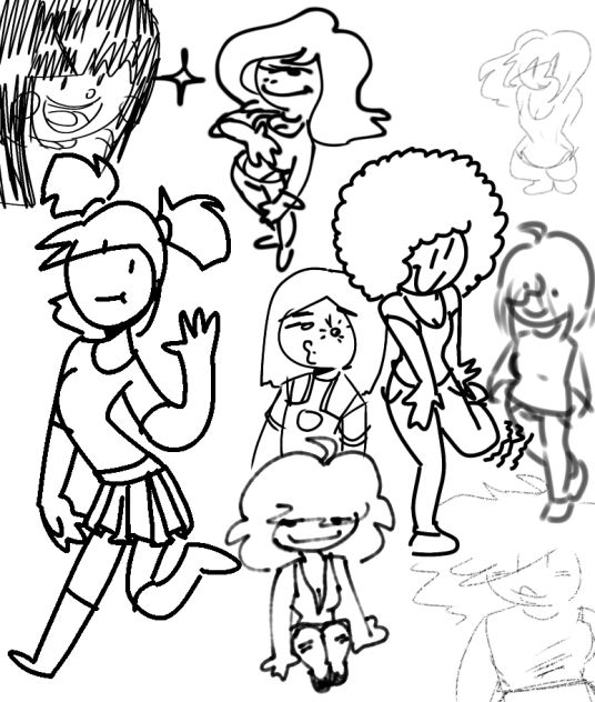 Experimenting this dif brushes