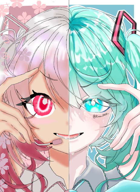 みくさくら.          Sakura miku