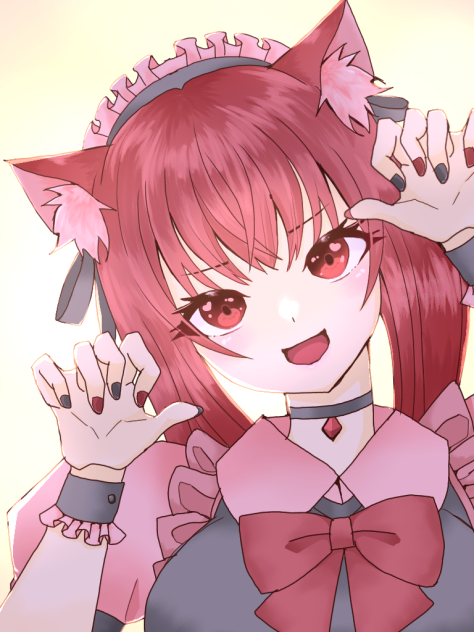 猫耳メイドさん