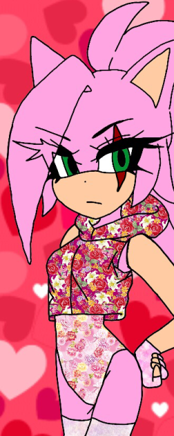 Amy Rose With Scar
