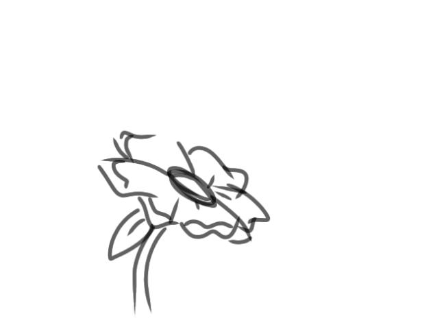 eatin a flower