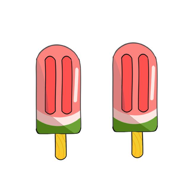 Watermelon popsicle