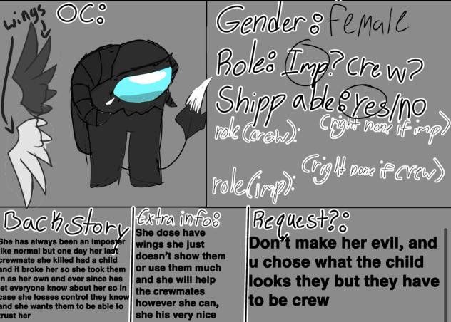 Among us oc for a comic