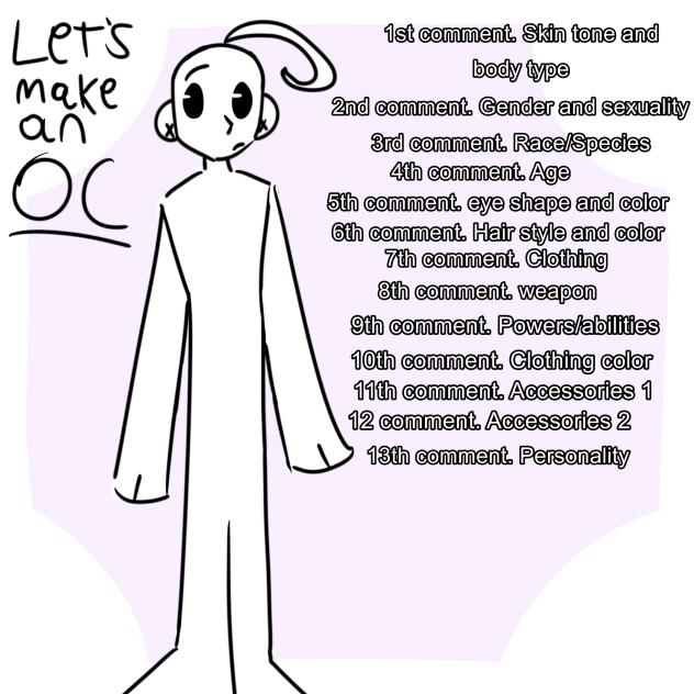 Let’s make an oc!
