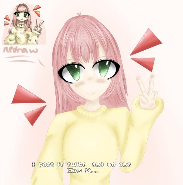 redraw my old art 🩷 - ibisPaint
