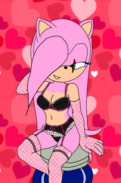 I'm The Powerful One Amy The HedgeHog