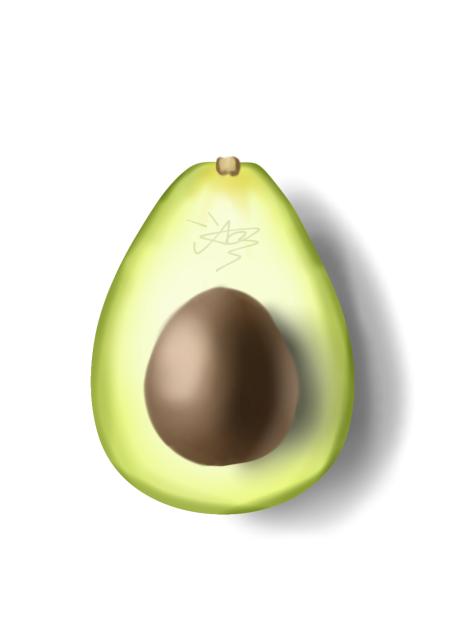 An avocado